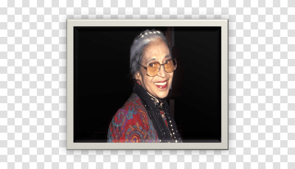 Rosa Parks Old, Face, Person, Glasses, Accessories Transparent Png