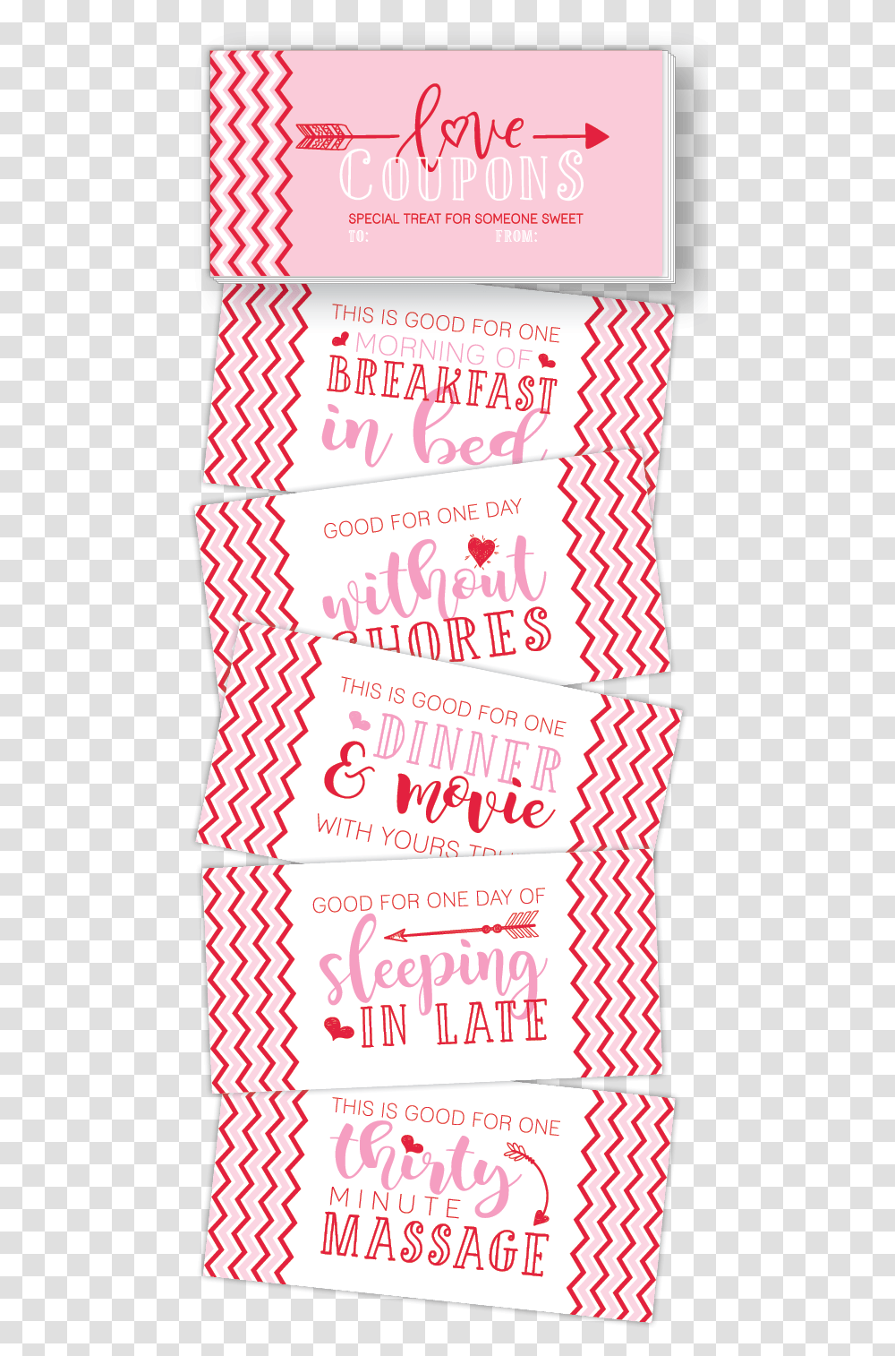 Rosanne Beck Valentine's Day Coupon Book Calligraphy, Paper, Flyer, Poster, Advertisement Transparent Png