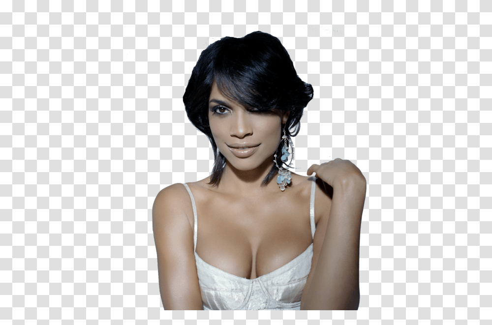 Rosario Dawson Psd Official Psds Rosario Dawson With Short Hair, Clothing, Person, Lingerie, Underwear Transparent Png