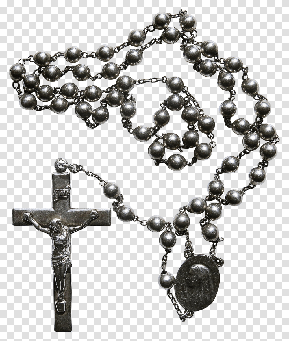 Rosary Black Christian Cross, Accessories, Accessory, Bead Transparent Png