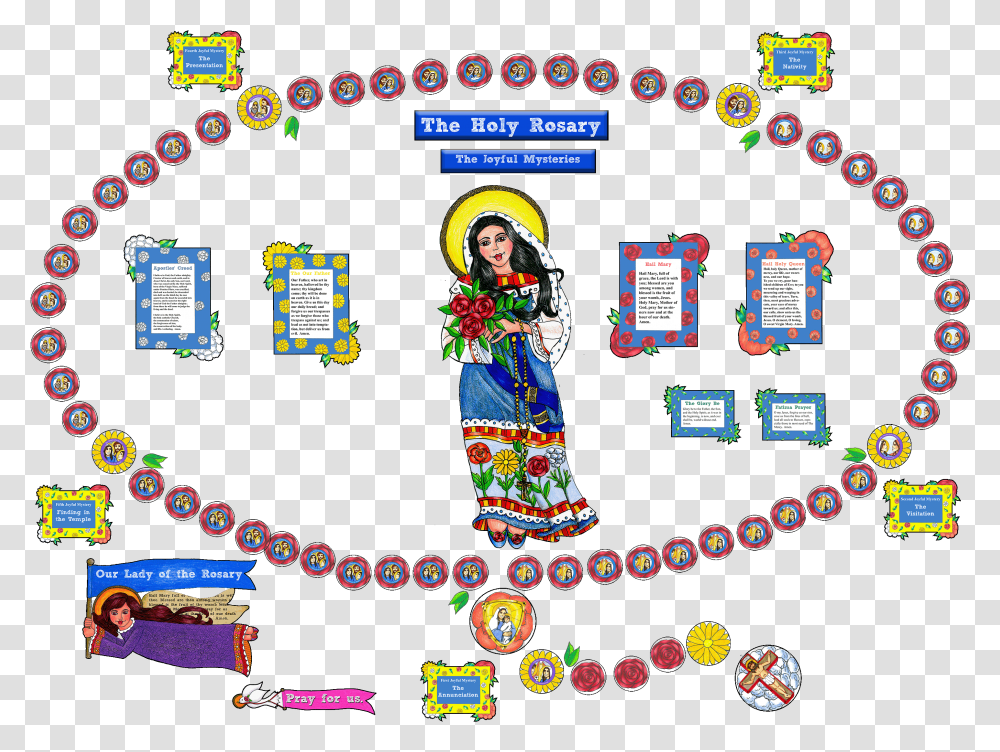 Rosary Clipart, Person, Advertisement, Poster Transparent Png