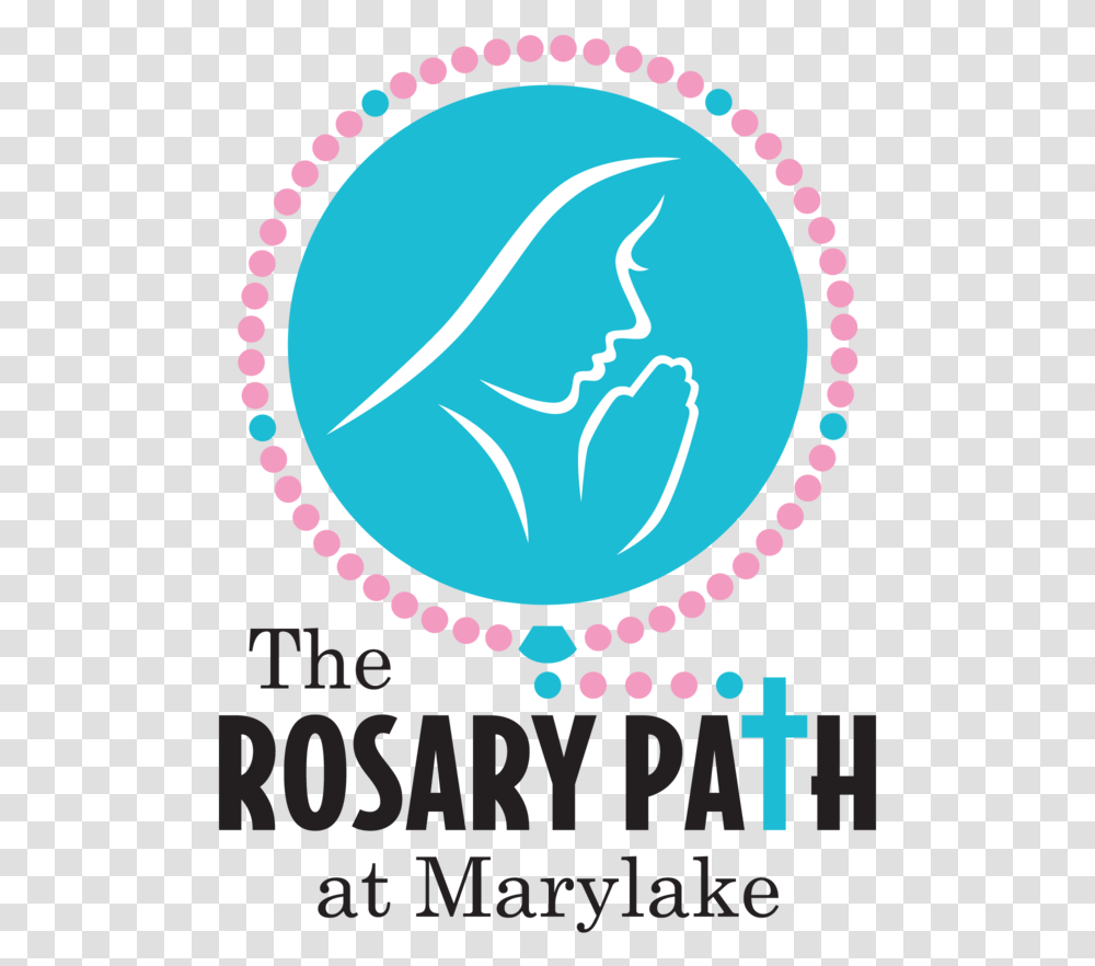 Rosary Path Logo Ol Rosary Blue Design, Poster, Advertisement, Trademark Transparent Png