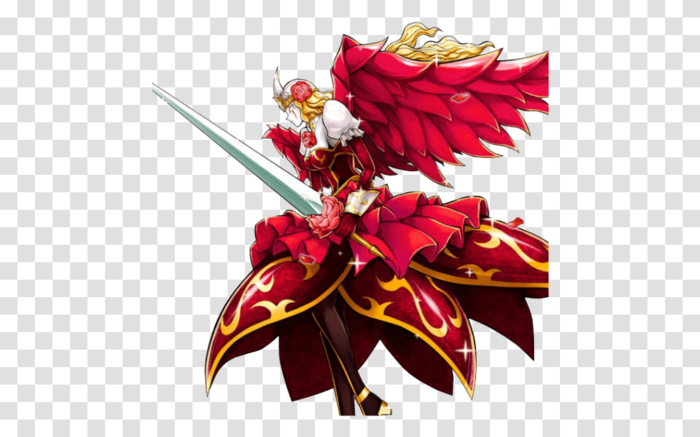 Rosas Or Queen Angel Of Roses 5068791 Vippng Monster Yu Gi Oh Cards Plant, Weapon, Weaponry, Sword, Blade Transparent Png