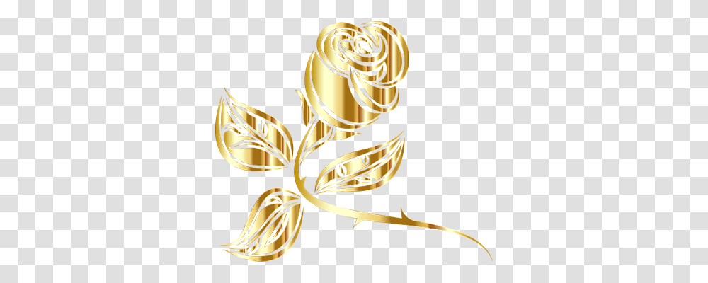 Rose Nature, Gold, Ring, Jewelry Transparent Png