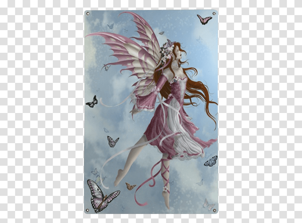 Rose Adagio Metal Fairy Sign Fairy, Bird, Animal, Painting Transparent Png