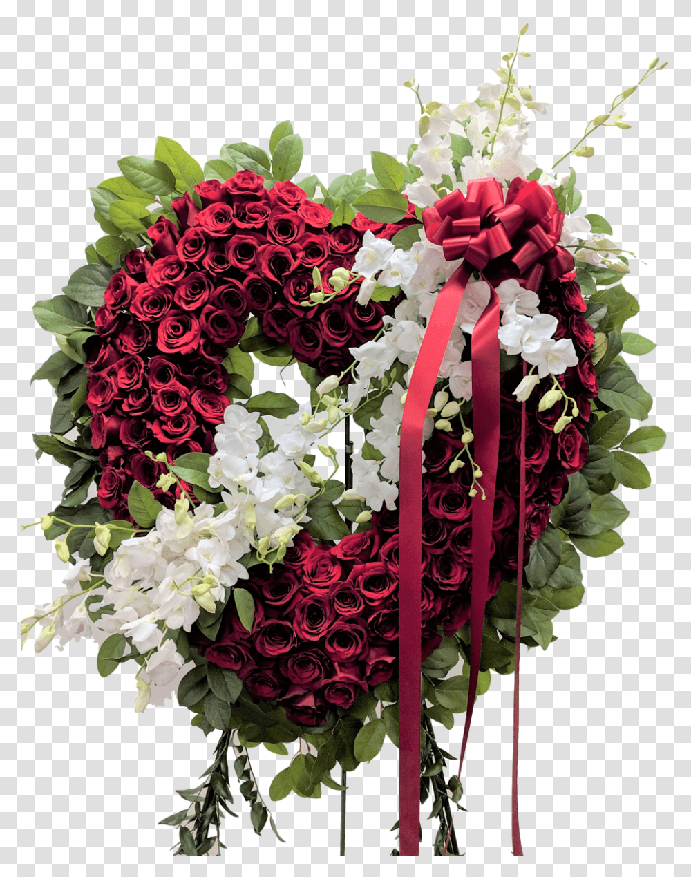 Rose Amp Orchid Open Heart Bouquet, Plant, Flower, Blossom, Flower Bouquet Transparent Png