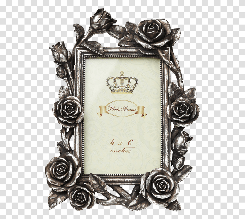Rose Amp Vine Photo Frame Gothic Frames On Wall, Flower, Plant, Blossom Transparent Png