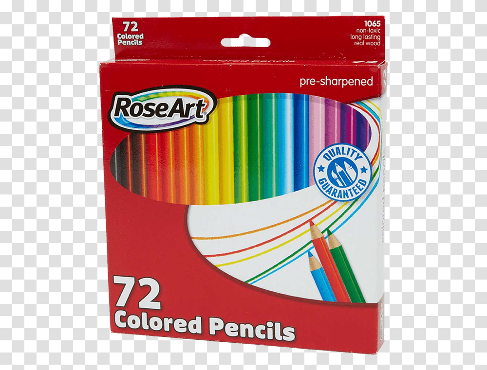 Rose Art 50 Colored Pencils, Crayon, Paper, Poster, Advertisement Transparent Png