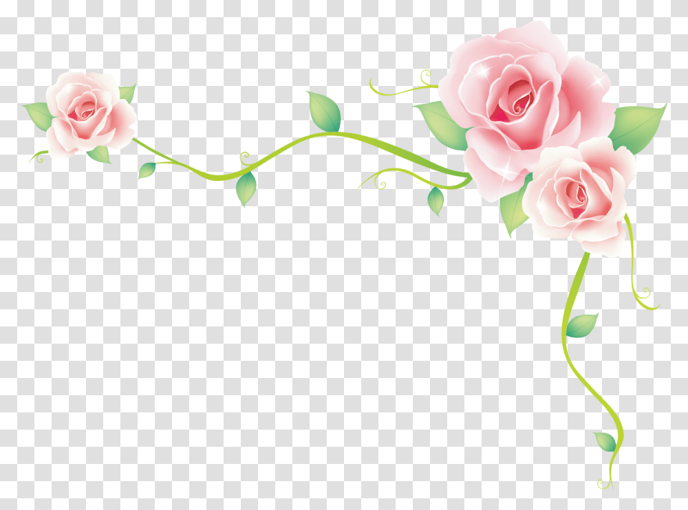 Rose Border Vector Rose Sea Download Floribunda, Floral Design, Pattern Transparent Png