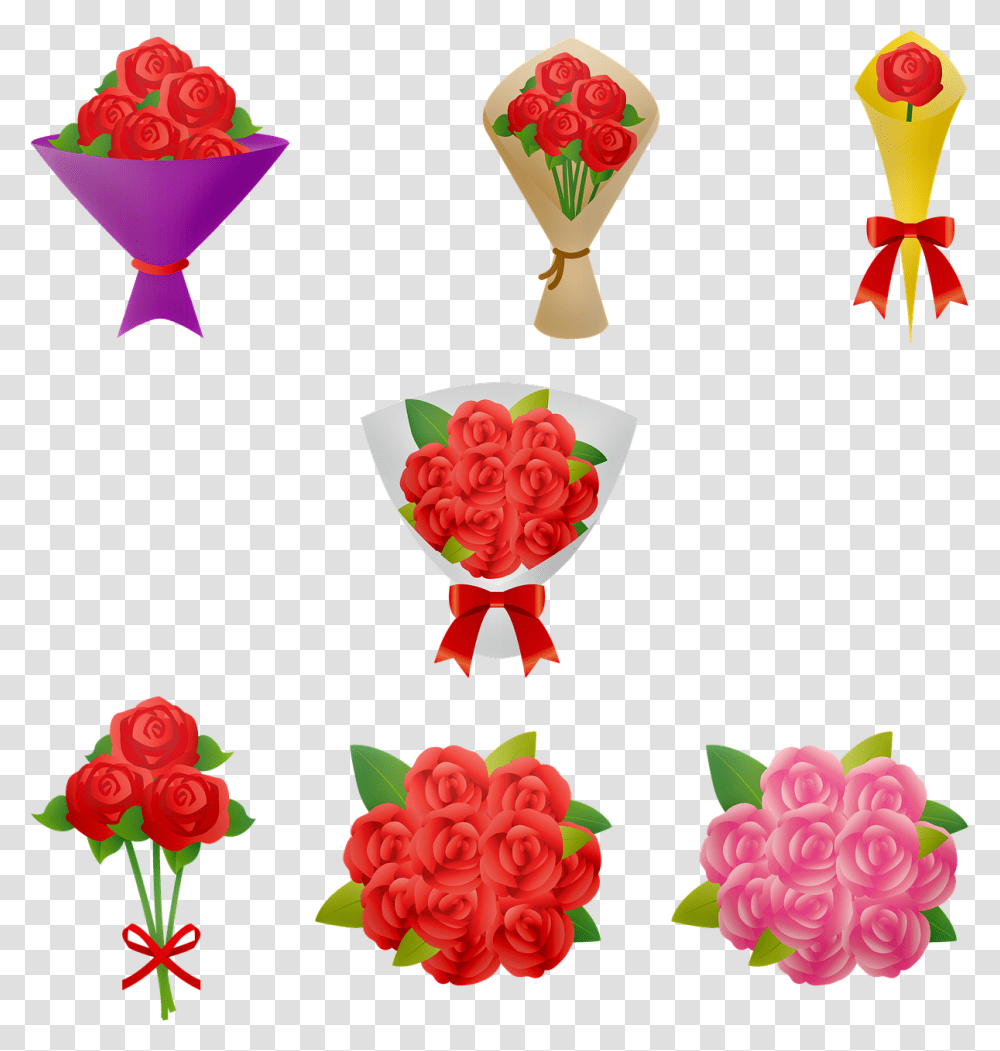 Rose Bouquet Roses Mother's Day Free Photo, Pattern, Plant Transparent Png