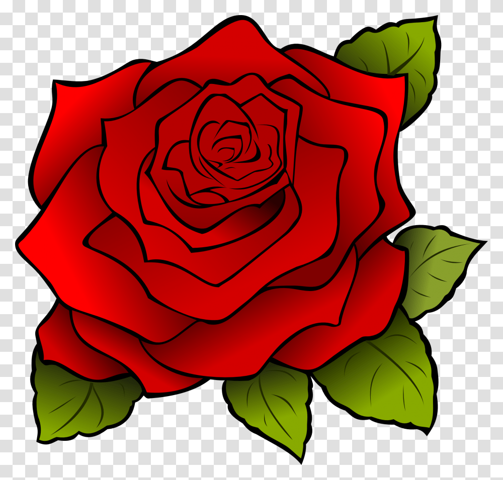 Rose Cartoon Free Download Clip Art Clipartix Rose Cartoon, Flower, Plant, Blossom, Petal Transparent Png