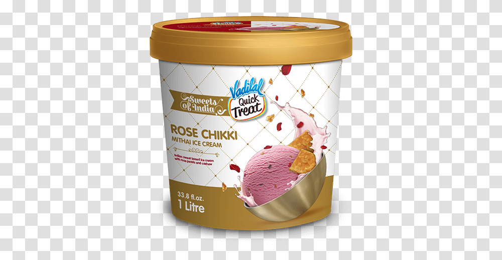 Rose Chikki Gulab Jamun Flavor Ice Cream, Dessert, Food, Creme, Yogurt Transparent Png