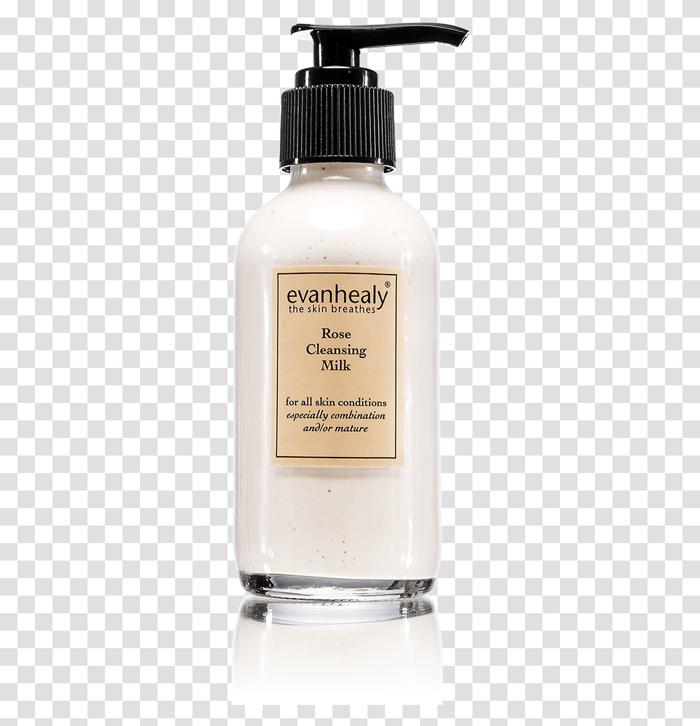 Rose Cleansing Milk Cleanser, Bottle, Cosmetics, Beverage, Drink Transparent Png