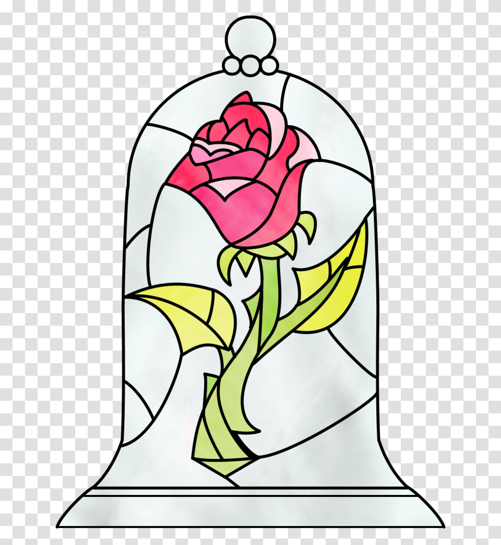 Rose Clip Art Beauty And The Beast, Hand, Flower, Plant, Blossom Transparent Png