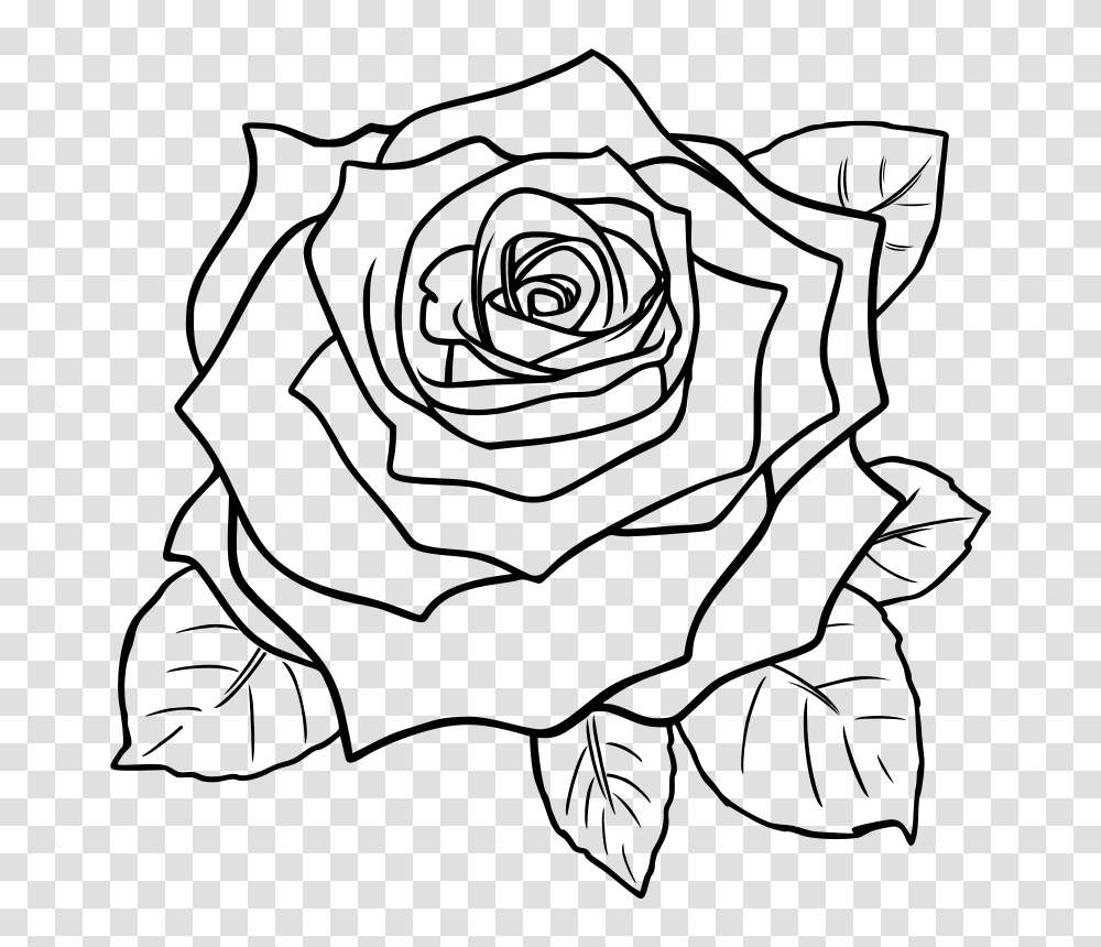 Rose Clipart Black And White, Gray, World Of Warcraft Transparent Png