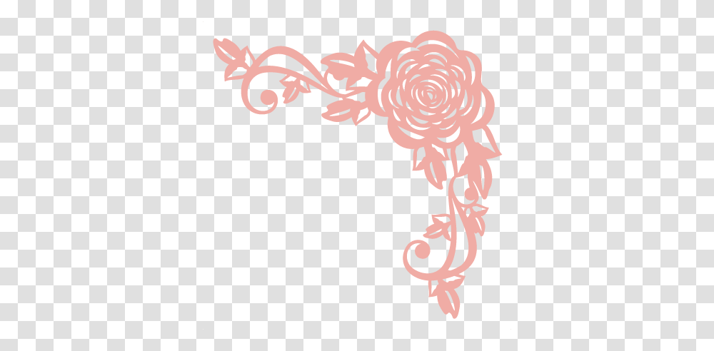 Rose Corner Flourish Scrapbook Cute Clipart, Floral Design, Pattern, Dynamite Transparent Png
