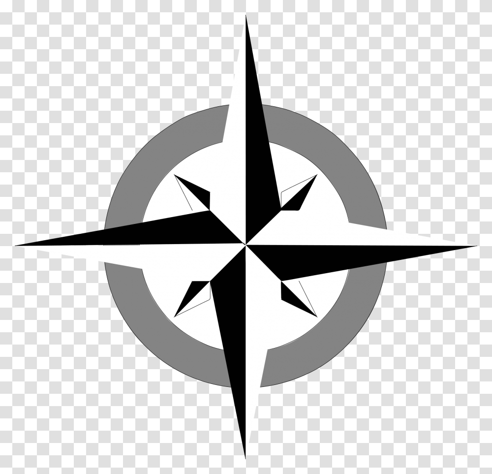 Rose, Cross, Compass, Axe Transparent Png