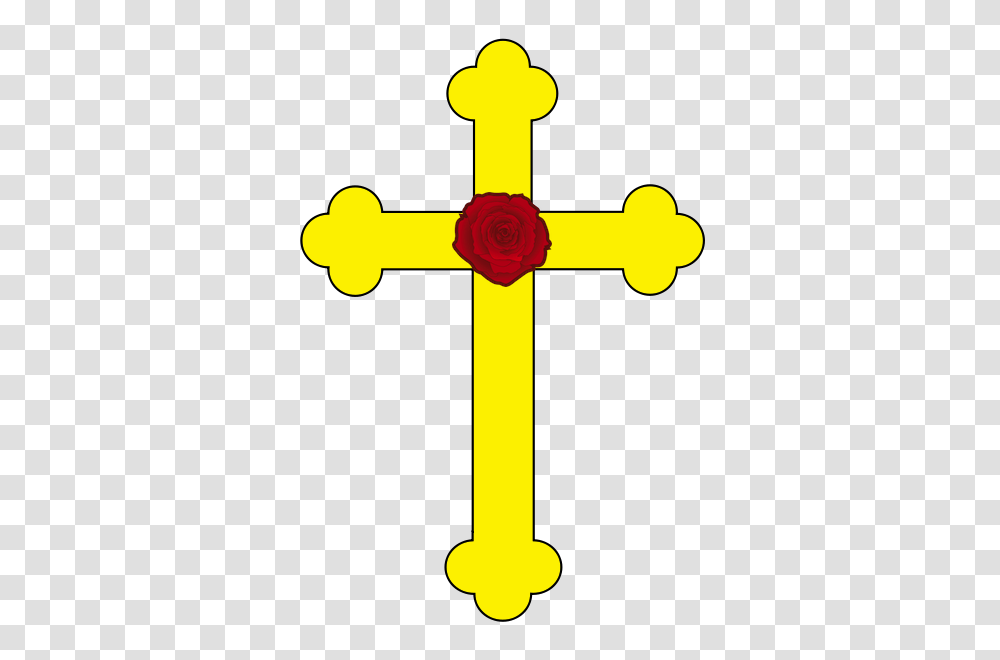 Rose Cross, Crucifix Transparent Png