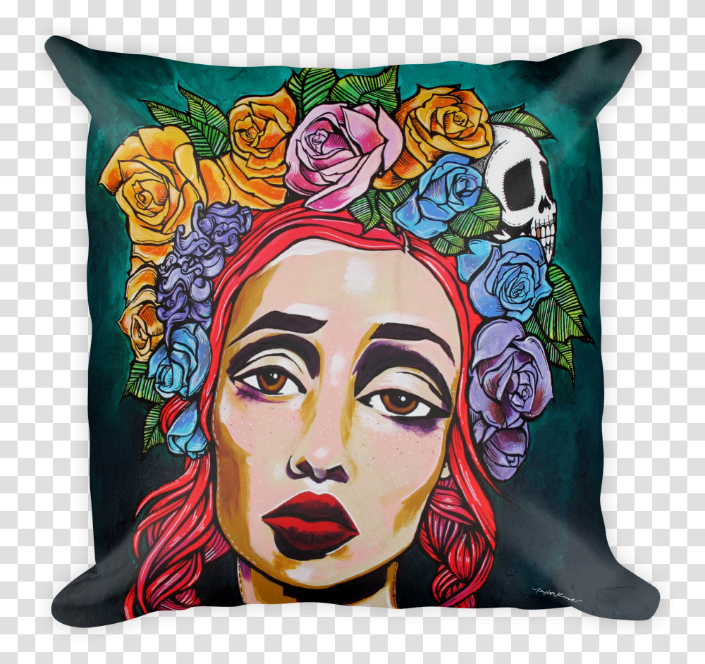 Rose Crown Rose Crown Up Mockup Front Taylor Reeve Art, Pillow, Cushion, Person, Human Transparent Png