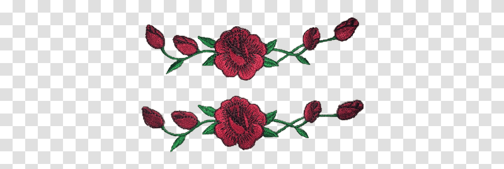 vans rose pattern