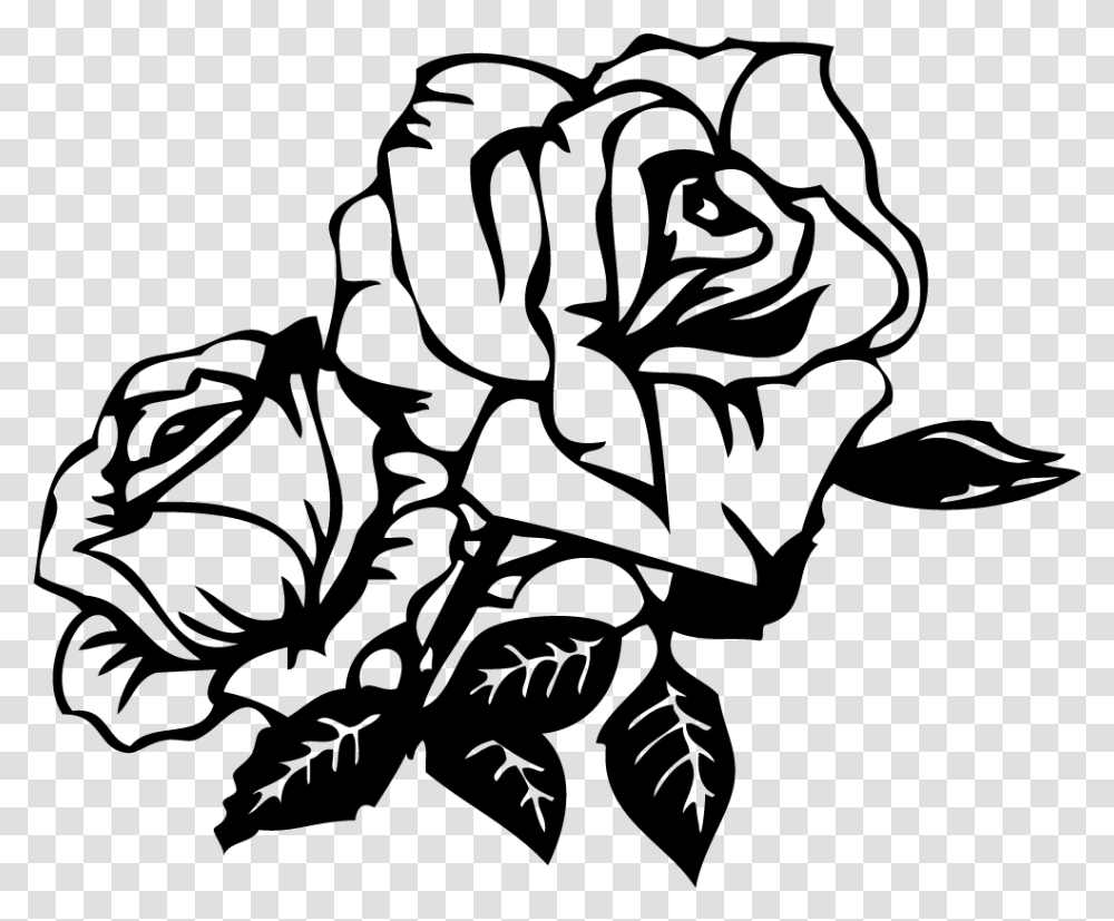 Rose Drawing Cdr Clip Art Black And White Roses Clipart, Gray, World Of Warcraft Transparent Png