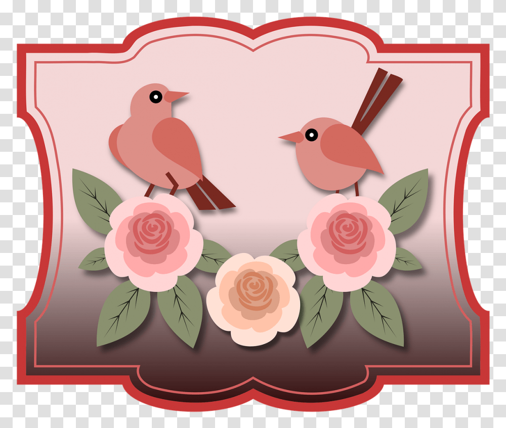 Rose Flower File, Bird, Animal, Cardinal Transparent Png