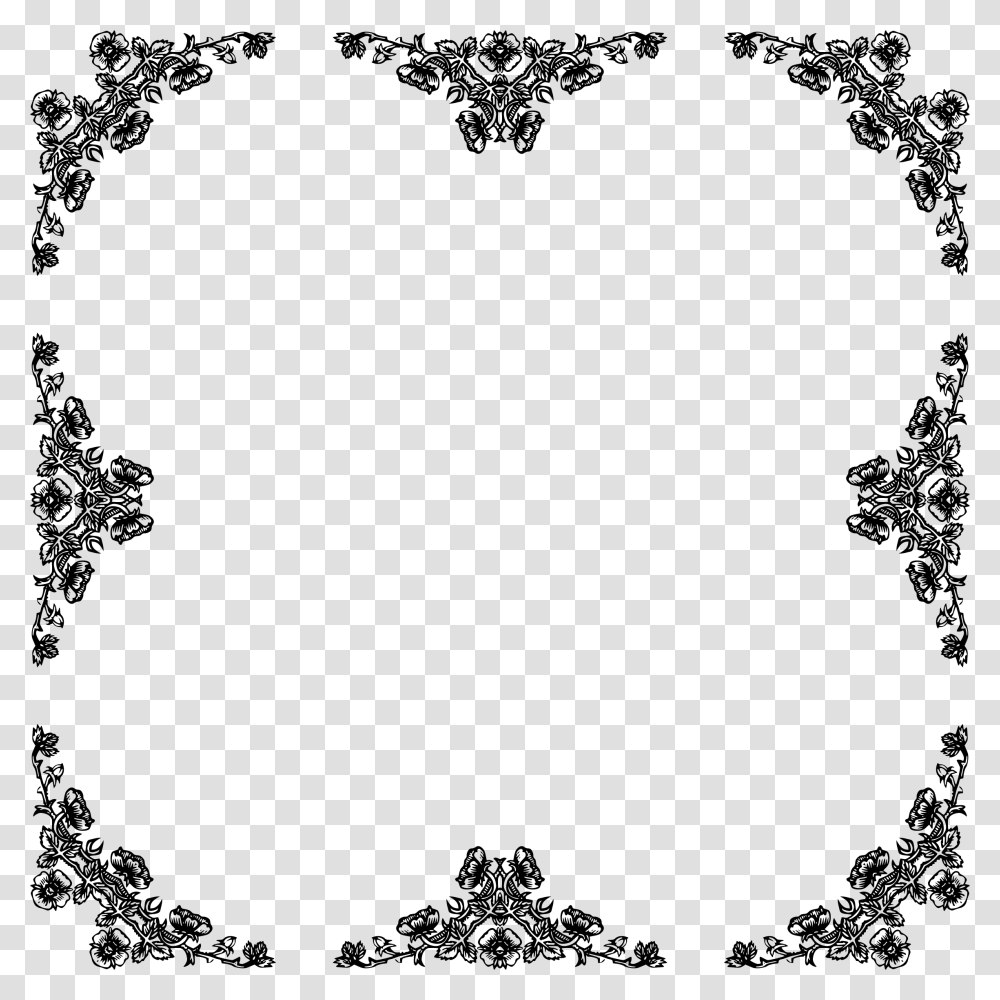 Rose Frame Beyond Icons, Gray, World Of Warcraft Transparent Png