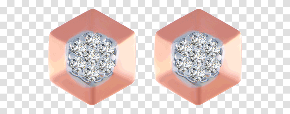 Rose Gold And Diamond Stud Earrings For Women Earrings, Gemstone, Jewelry, Accessories, Accessory Transparent Png