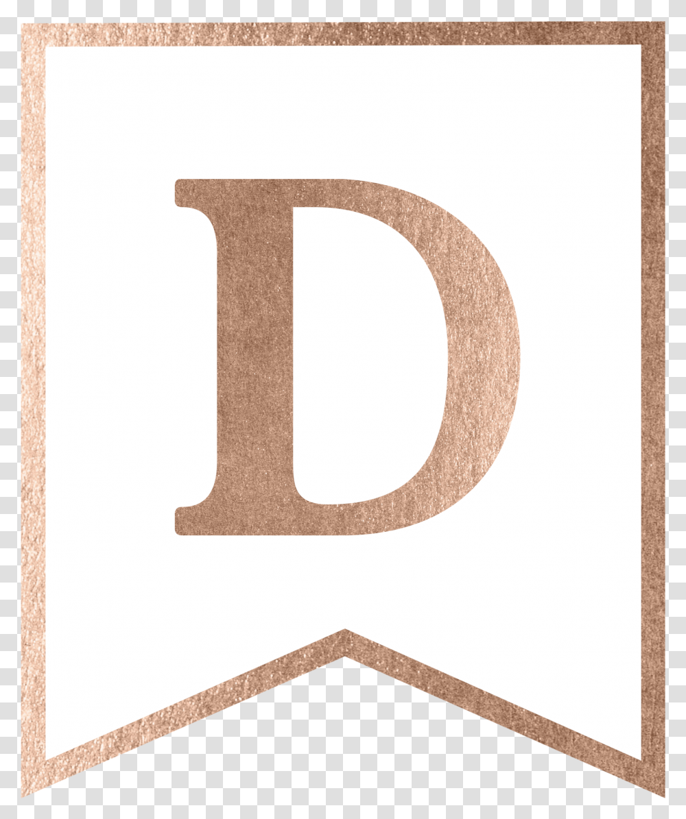 Rose Gold Banner Template Free Printable Gold Banner Free Printable, Number, Alphabet Transparent Png