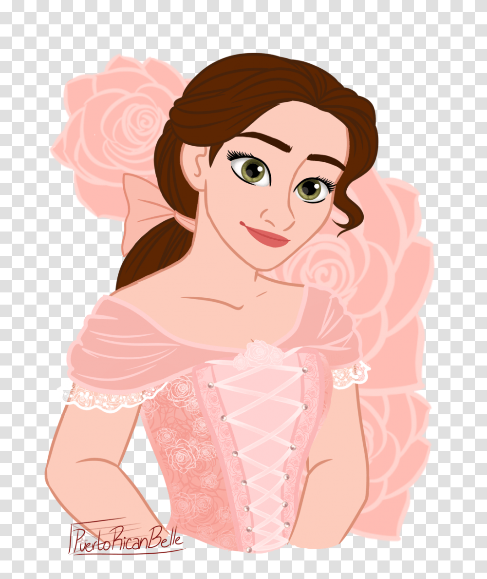 Rose Gold Belle, Person, Drawing Transparent Png