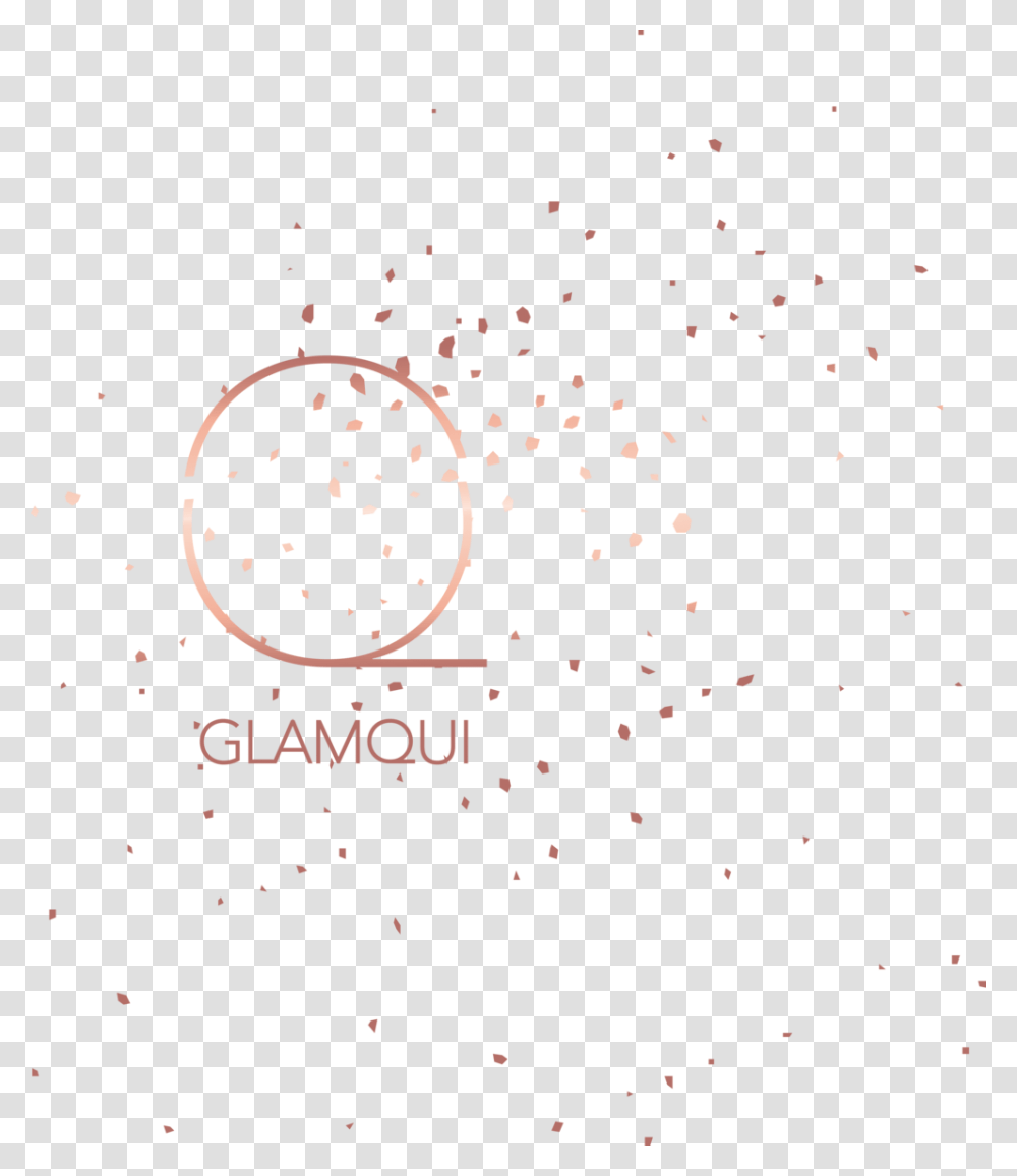 Rose Gold Brush Stroke Download Circle, Paper, Confetti Transparent Png