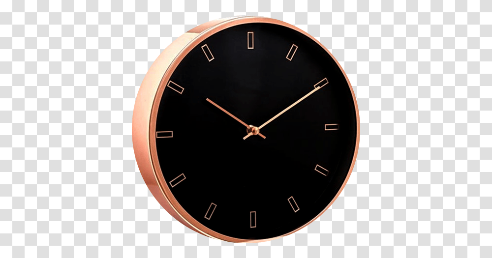 Rose Gold Clock Widget Solid, Wall Clock, Analog Clock, Disk Transparent Png
