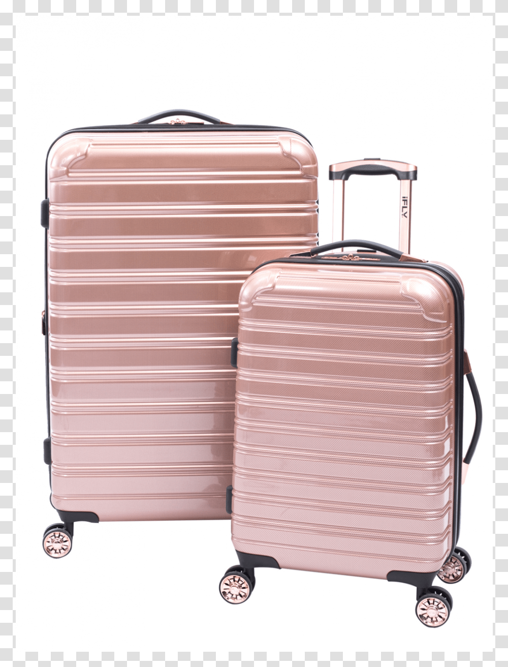 Rose Gold Colour Suitcase, Luggage, Crib, Furniture, Chair Transparent Png