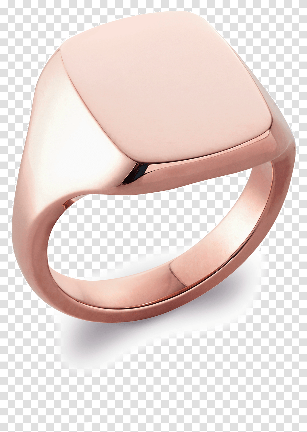 Rose Gold Cushion Signet Ring Signet Ring Rose Gold, Accessories, Accessory, Jewelry, Helmet Transparent Png