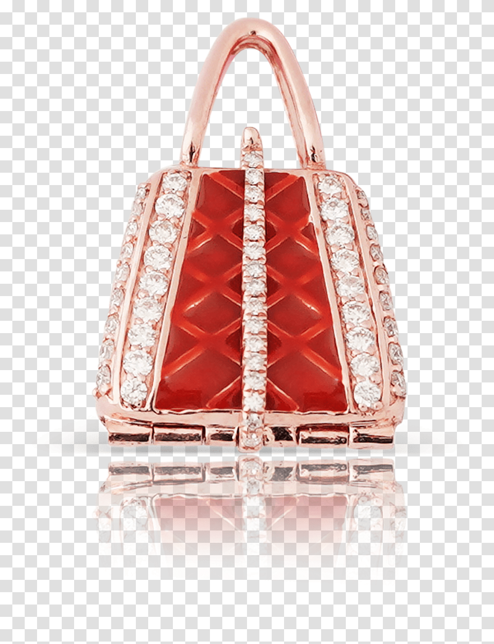 Rose Gold Diamond Ladies Purse Pendant Birkin Bag, Handbag, Accessories, Accessory Transparent Png