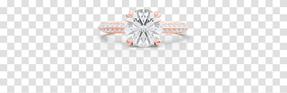 Rose Gold Engagement Ring With Hidden Stones, Diamond, Gemstone, Jewelry, Accessories Transparent Png