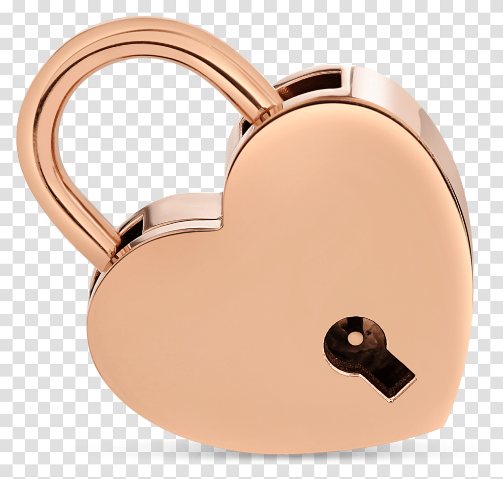 Rose Gold Heart Padlock, Pottery, Accessories, Accessory, Teapot Transparent Png