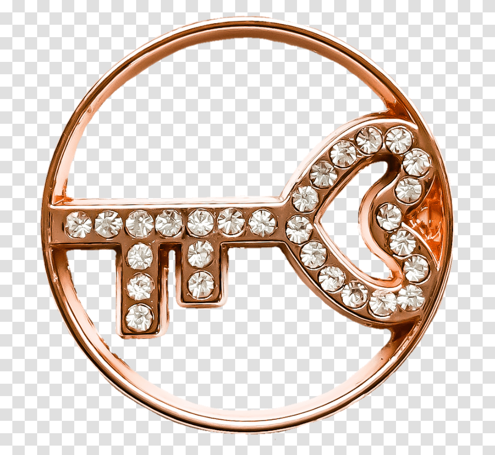 Rose Gold Key Large Plate Bull, Jewelry, Accessories, Accessory, Buckle Transparent Png