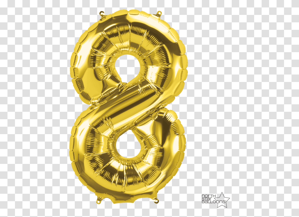 Rose Gold Number 8 Image 8 Rose Gold Balloon, Helmet, Clothing, Apparel, Text Transparent Png