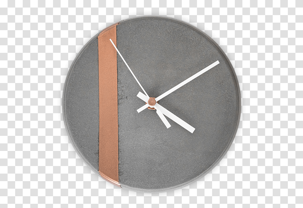 Rose Gold Pinstripe Clock Solid, Wall Clock, Analog Clock, Lamp Transparent Png
