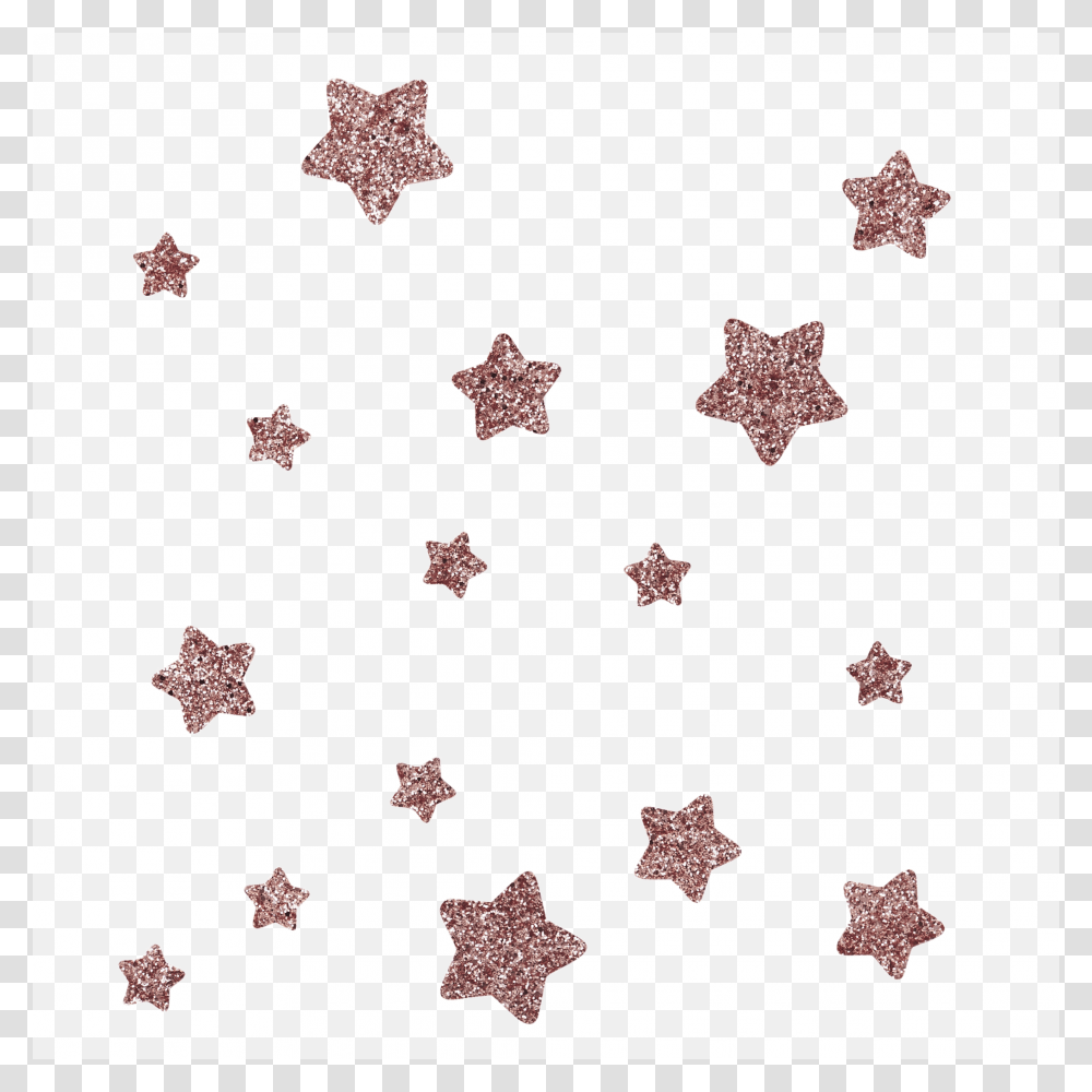 Rose Gold Sparkle, Star Symbol Transparent Png