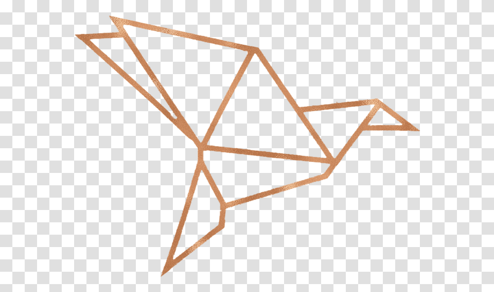 Rose Gold Triangle Gold Triangle, Star Symbol Transparent Png