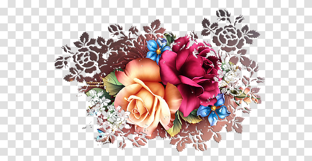 Rose, Collage, Poster Transparent Png