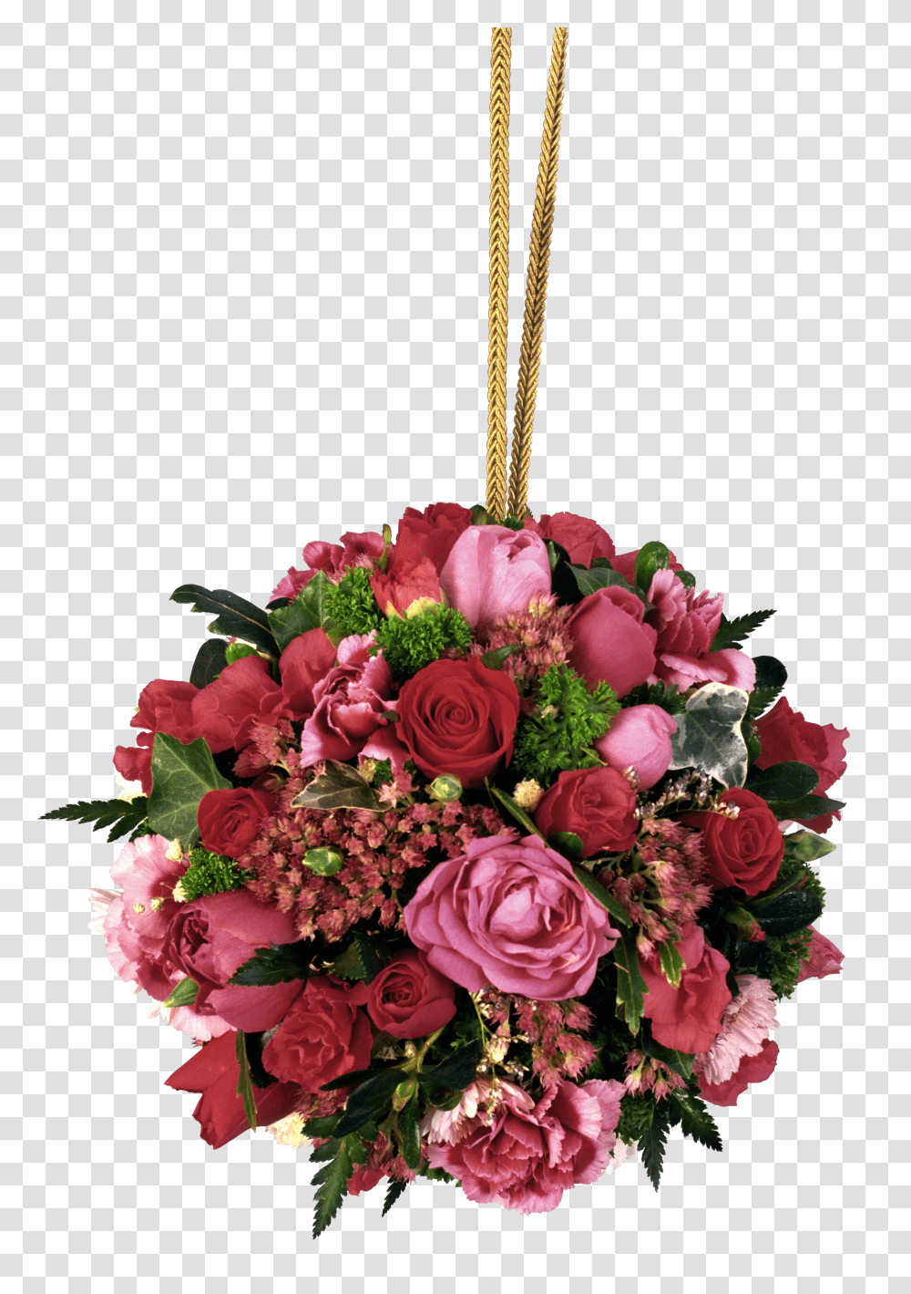 Rose Hanging Bouquet Transparent Png