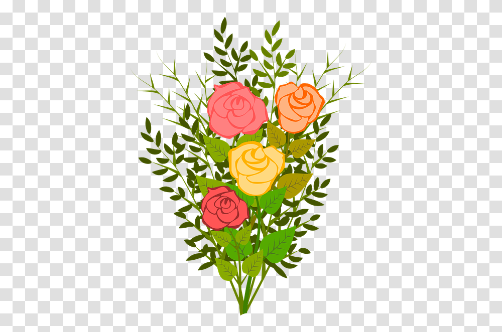 Rose Illustration Roses Flowers Floral Flowery Branch, Graphics, Art, Plant, Floral Design Transparent Png
