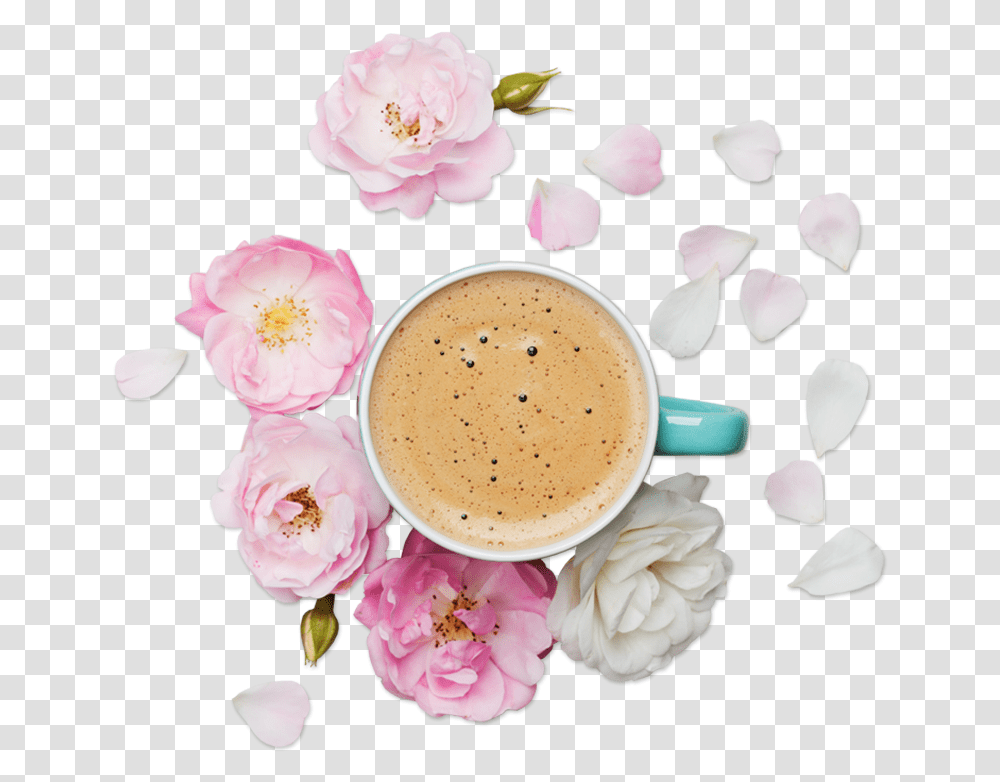 Rose, Latte, Coffee Cup, Beverage, Egg Transparent Png