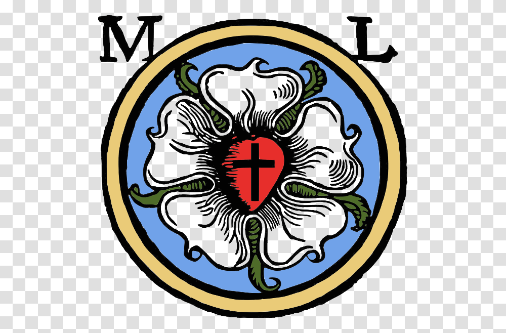 Rose Martin Luther 1530 Couleur Symbol For James Monroe, Logo, Trademark, Emblem Transparent Png