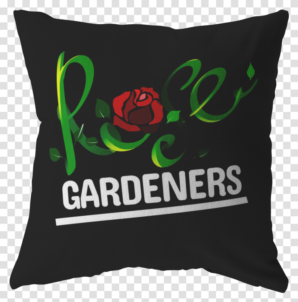 Rose Pattern Rose Gardeners Floral Print Pillow Cushion, Apparel, Bag Transparent Png