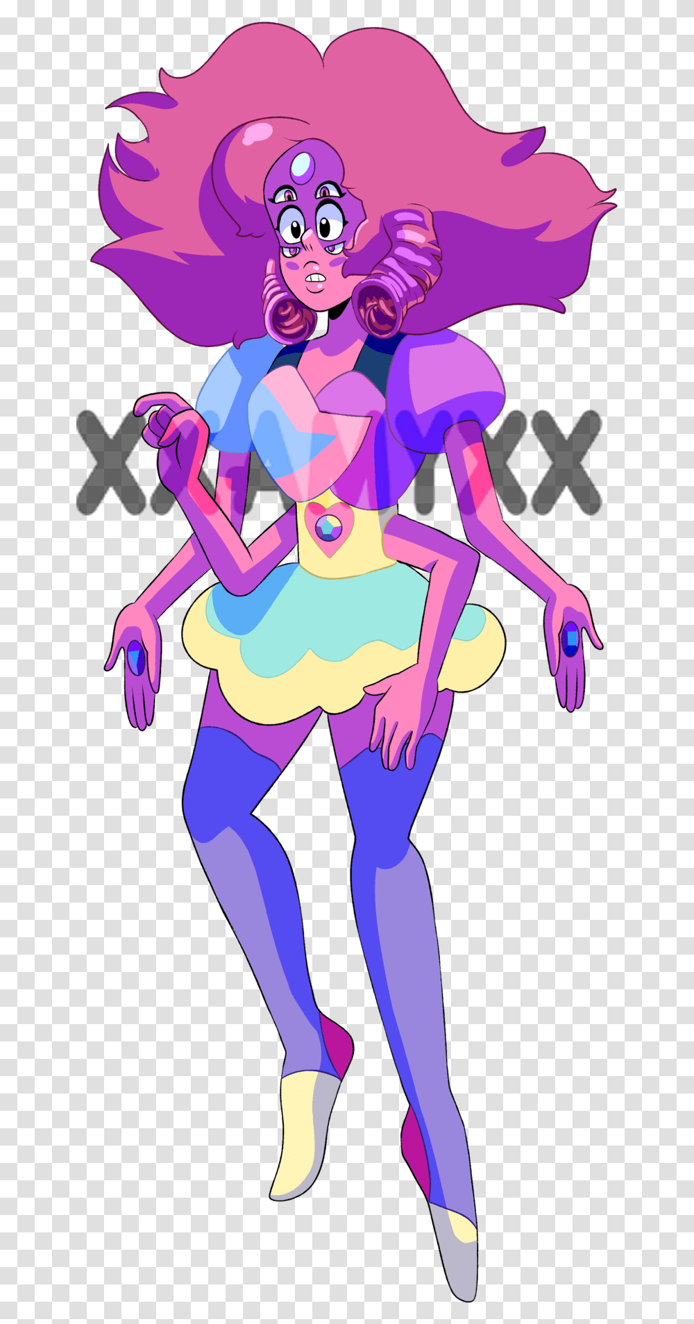 Rose Pearl And Garnet Fusion, Person, Purple Transparent Png