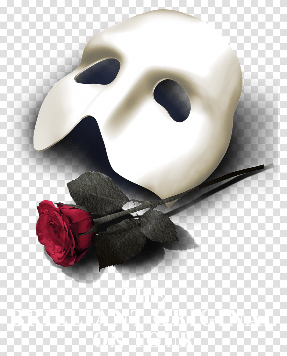 Rose Phantom Of The Opera Mask, Flower, Plant, Blossom, Helmet Transparent Png